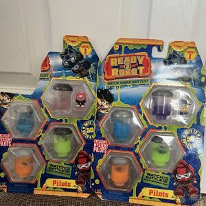 Ready 2 Robot Pilots Lot of 2 Series 1 Build Swap Battle (1 Sealed / 1 Opened)
